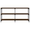 vidaXL Console Table Brown Oak 150x29x75 cm Engineered Wood