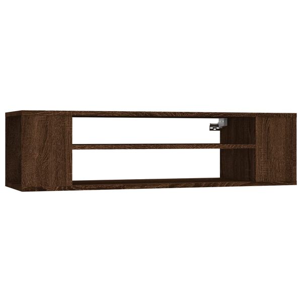 vidaXL Hanging TV Cabinet Brown Oak 100x30x26.5 cm Engineered Wood