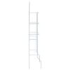 vidaXL Toilet Rack White 60x33x174 cm