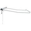 vidaXL Manual Awning Frame with LEDs White 3.5 x 2 m Aluminium