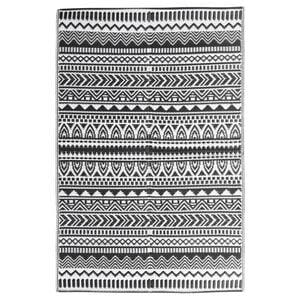 vidaXL Outdoor Rug ARAKIL Black 140x200 cm PP