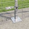vidaXL Fence Post Galvanized 25 x 1.2 m Steel