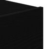 vidaXL Bedside Cabinet Black Oak 50 x 39 x 41 cm Engineered Wood