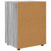 vidaXL Storage Cabinet Grey Sonoma 60 x 48 x 81 cm Engineered Wood
