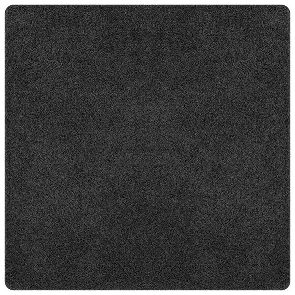 vidaXL Anti-slip Shaggy Rug Dark grey 160 x 160 cm PP