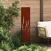 vidaXL Garden Privacy Screen Rusty 32 x 140 cm Weathering steel