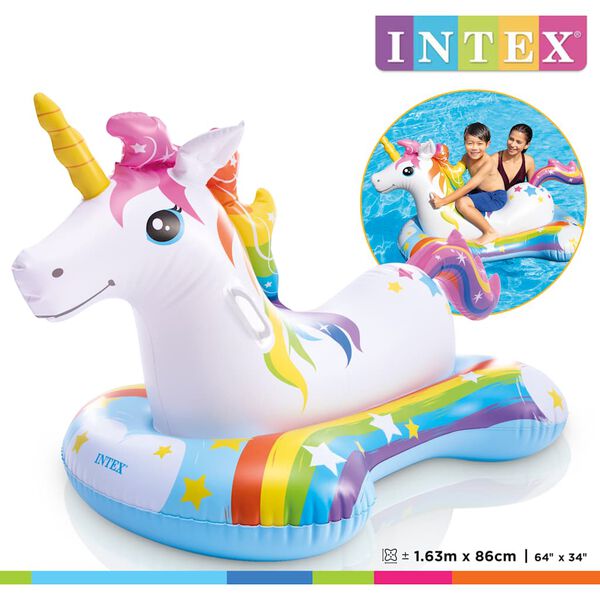 Intex Unicorn Ride-on 163x86 cm