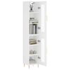 vidaXL Highboard White 34.5x34x180 cm Engineered Wood