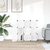 vidaXL Storage Cube Organiser with 9 Cubes and Doors Transparent PP