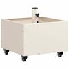 vidaXL Parasol Base Manual White 45 x 45 x 45 cm Steel