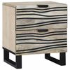 vidaXL Bedside Cabinet White 40 x 33 x 46 cm Engineered Wood