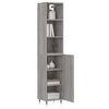 vidaXL Highboard Grey Sonoma 34.5x34x180 cm Engineered Wood