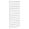 vidaXL Zebra Blind White 100x200 cm Fabric Width 95.9 cm Polyester