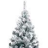 vidaXL Artificial Pre-lit Christmas Tree with Ball Set Green 400 cm