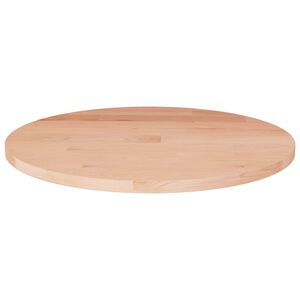 vidaXL Round Table Top &Oslash;30x1.5 cm Untreated Solid Wood Oak