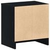 vidaXL Bedside Cabinet with Drawer Black 39x28x41 cm