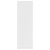 vidaXL Book Cabinet/Sideboard White 50x25x80 cm Engineered Wood