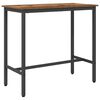 vidaXL Table Old Wood 100 x 50 x 90.5 cm Engineered Wood and Steel