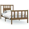 vidaXL Bed Frame without Mattress Honey Brown Solid Wood Pine 90x200 cm