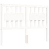 vidaXL Bed Frame without Mattress White 120x200 cm Solid Wood