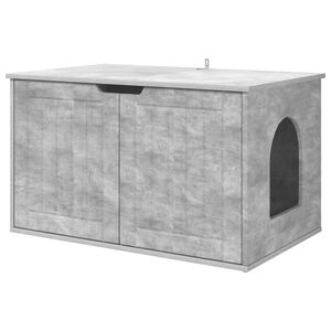 vidaXL Cat House Concerte 85 x 55 x 50.5 cm Engineered Wood