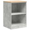 vidaXL Garage Cabinets 2 pcs Concrete Grey Engineered Wood