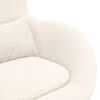 vidaXL Egg Chair Cream 63 x 73 x 90 cm Fabric