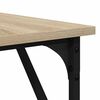 vidaXL Desk Sonoma Oak 149x149x75 cm Engineered Wood
