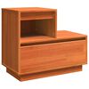 vidaXL Bedside Cabinet 2 pcs Wax Brown 60 x 34 x 51 cm Engineered Wood