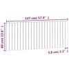 vidaXL Wall Headboard White 147x3x60 cm Solid Wood Pine