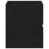 vidaXL Bathroom Sink Cabinet Black Oak 41x38.5x45 cm Engineered Wood