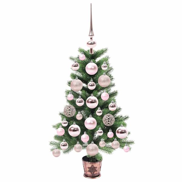 vidaXL Christmas Tree with 150 LEDs with Stand Green 65 cm PE