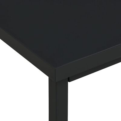 vidaXL Industrial Desk with Drawers Black 105x52x75 cm Steel