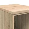 vidaXL Garage Storage Cabinet Sonoma Oak 40x51x85 cm Solid Wood Pine