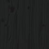 vidaXL Headboard Black 96x4x100 cm Solid Wood Pine