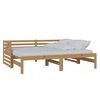 vidaXL Day Bed | Honey brown | Solid pinewood | 2x
