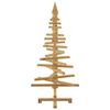 vidaXL Wooden Christmas Tree with Stand Brown 120 cm Solid pine wood