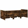 vidaXL Daybed with Drawers without Mattress Smoked Oak 100x200 cm