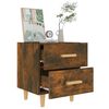 vidaXL Bed Cabinets 2 pcs Smoked Oak 40x35x47.5 cm