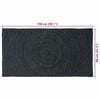 vidaXL Area Rugs Rectangular Dark Grey 80 x 150 cm Jute