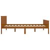 vidaXL Bed Frame without Mattress Honey Brown Solid Wood 140x200 cm