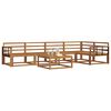 vidaXL Outdoor Sofa Set 6 pcs Natural Solid Acacia Wood
