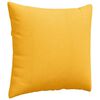 vidaXL Sofa Pillows 2 pcs Light Yellow 50 x 50 cm Corduroy Fabric