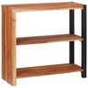 vidaXL Bookshelf Brown 80 x 30 x 75 cm Solid Acacia Wood