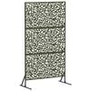 vidaXL Privacy Screen 100 x 50 x 180 cm Steel Olive Green