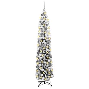 vidaXL Artificial Christmas Tree with 300 LEDs with Stand Green 180 cm