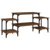 vidaXL TV Cabinet Brown Oak 117x35x52 cm Engineered Wood