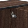 vidaXL Bathroom Sink Cabinet Brown Oak 80x33x60 cm Engineered Wood