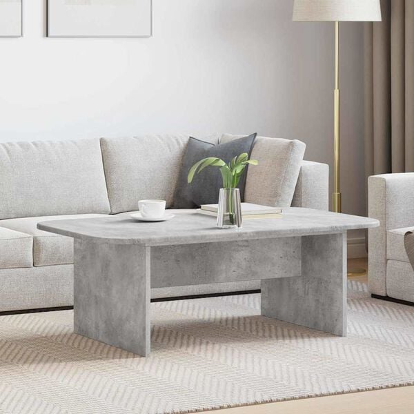 vidaXL Coffee Table Concrete Grey 93 x 53 x 33 cm Engineered Wood