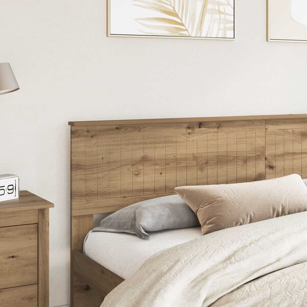 vidaXL Headboard Artisan Oak 200 cm Engineered wood